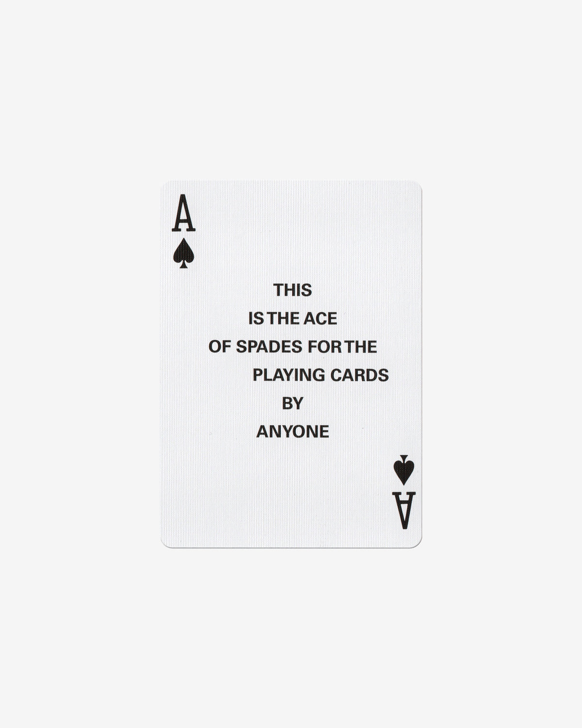 Blank Playing Cards